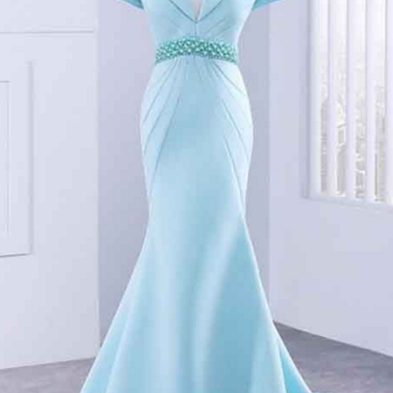 Sexy Mermaid Long Prom Dresses Formal Evening Dresses main image 1