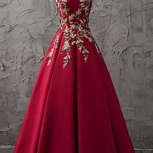 A-line Prom Dresses, Prom Dresses Long, Sleeveless Evening Dress on Luulla