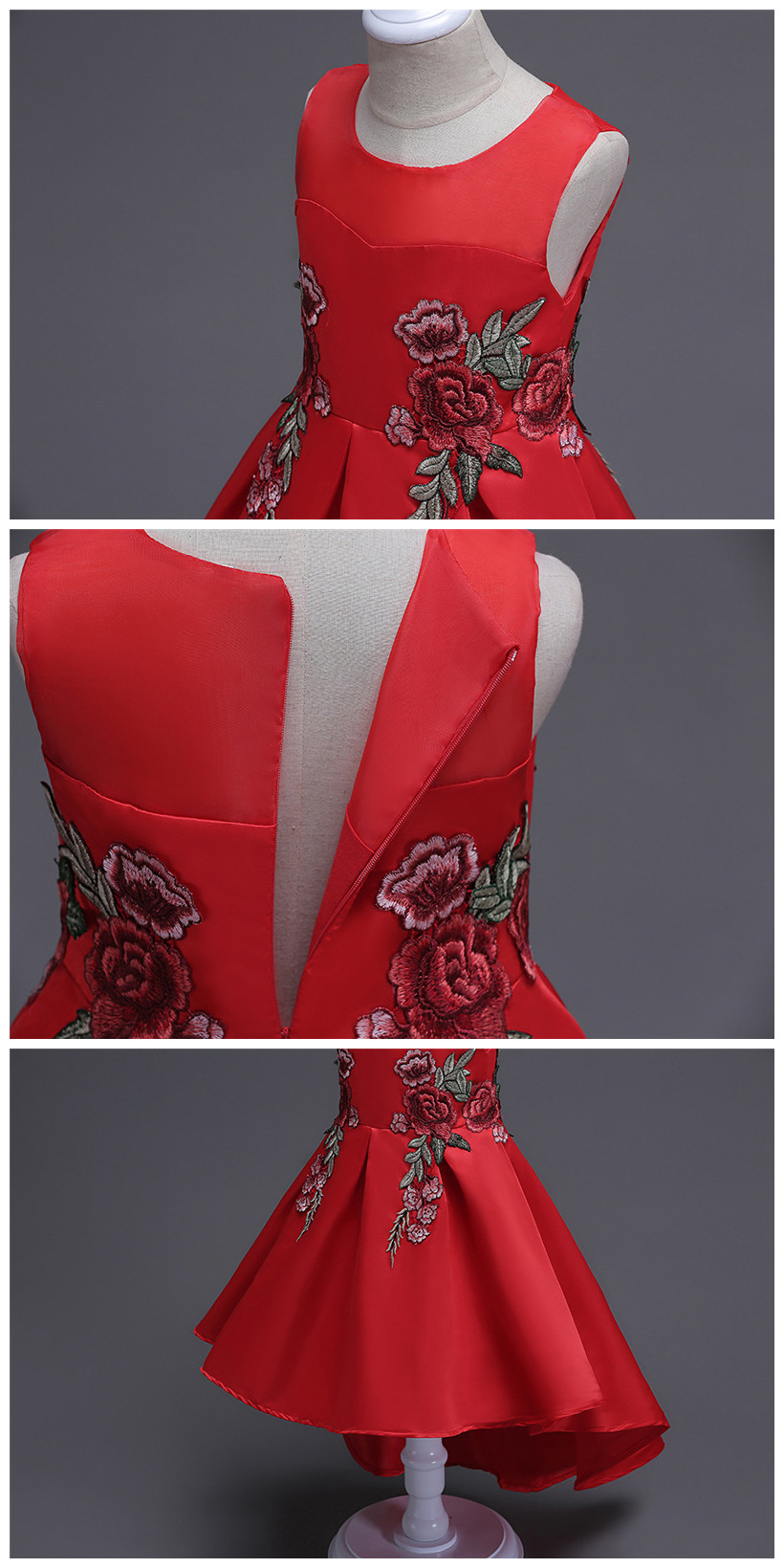 Flower Girl Dresses, Pattern Floorlength Lace Flower Kids Princess