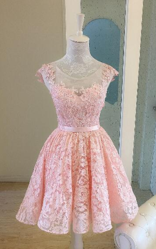 Pink Birthday Outfit Short Evening Dress Short Party Dress Vintage Homecoming Dress
